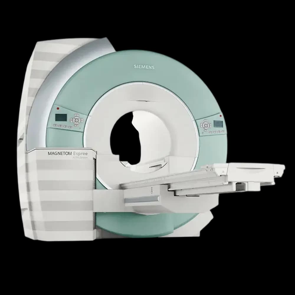 Siemens MAGNETOM Espree MRI scanner with patient table