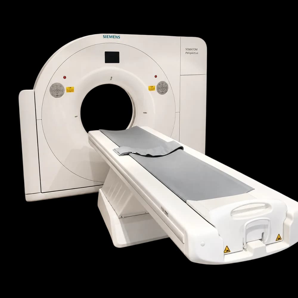 Siemens SOMATOM Perspective CT scanner with patient table